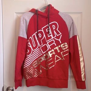 Hard to find rare Superdry Hoodie, womens size 8 (US) Fits like s/m
